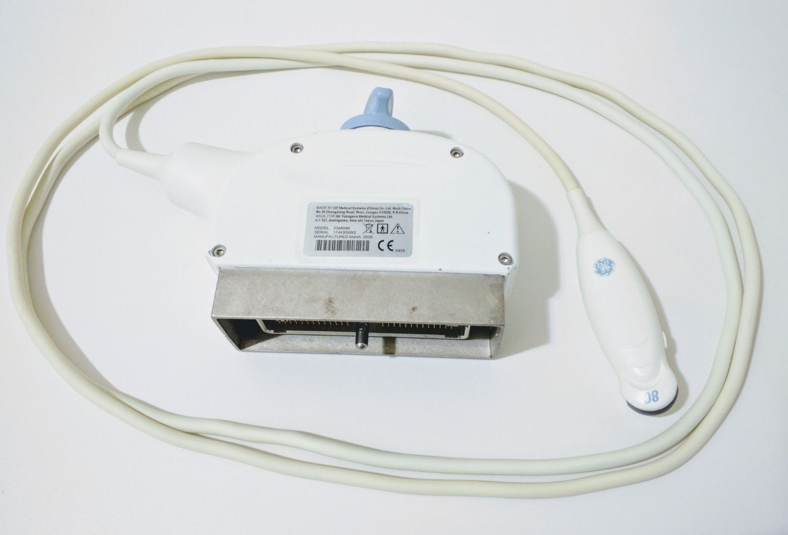 GE 8C MICRO CONVEX TRANSDUCER PROBE DOM 2009 DIAGNOSTIC ULTRASOUND MACHINES FOR SALE