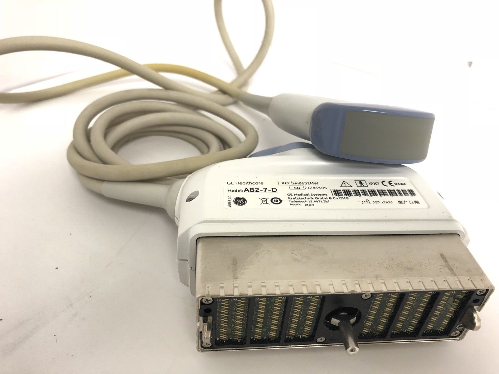 GE AB2-7-D Ultrasound Probe DIAGNOSTIC ULTRASOUND MACHINES FOR SALE