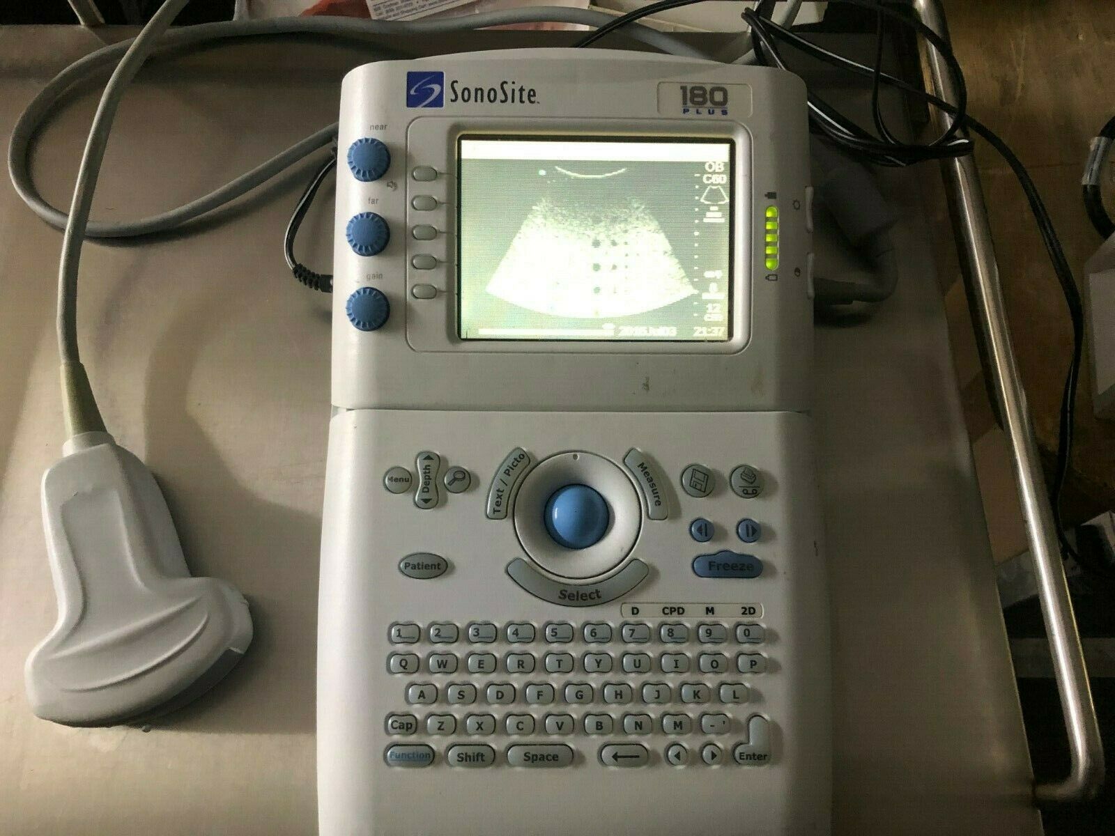 SonoSite 180 Plus Portable Ultrasound System With C60/5-2 Probe DIAGNOSTIC ULTRASOUND MACHINES FOR SALE