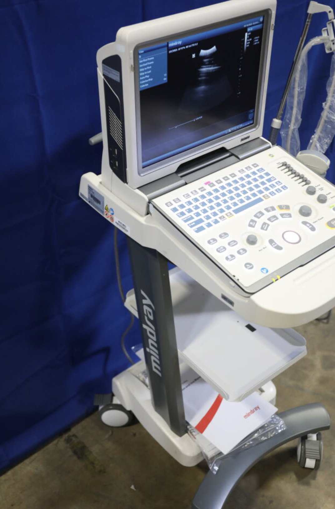 Mindray DP50 Ultrasound with Convex Probe 35C50EA and Cart Made 2018 DIAGNOSTIC ULTRASOUND MACHINES FOR SALE